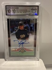 2024 Topps Transcendent Collection Icons Autographs Mark McGwire #TCBA-MMC /25