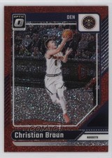 2024-25 Panini Donruss Optic Red Glitter Prizm 29/75 Christian Braun #101 1b1g