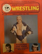 WWF Major League Wrestling Program 175 Pat Patterson Pittsburgh Civic Arena 1983