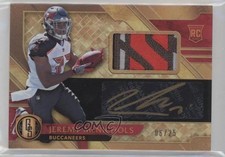 2017 Gold Standard Rookie Jersey Prime Platinum 6/25 Jeremy McNichols Auto p0i