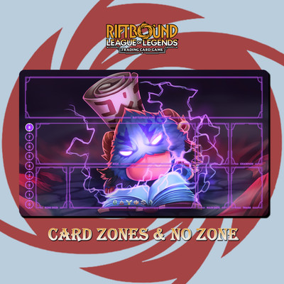 Ryze Poro Playmat Riftbound TCG Stitched Edges Free bag Included