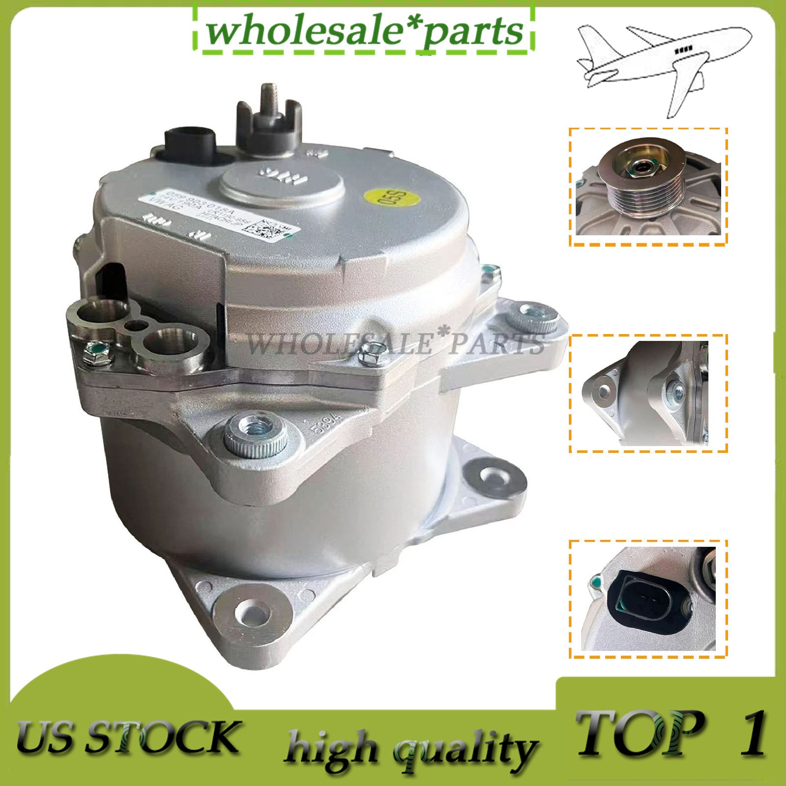 Alternator For Bentley Continental 2006-12 Flying Spur 2006-10 GT GTC 07C903021J