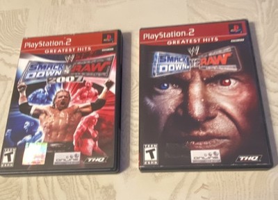 THQ WWE SmackDown vs. Raw 2007 PS2 NTSC-U/C T Manual Included 2006