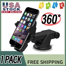 360° Universal Mount Holder Car Stand Windshield For Mobile Cell Phone GPS-
