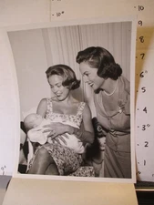 NBC TV show photo 1960s HERE'S HOLLYWOOD Terry Moore baby Stuart Joanne Jordan