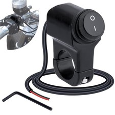 Motorcycle Handlebar Switch 12V, Waterproof Motorcycle Light Toggle 1 PC