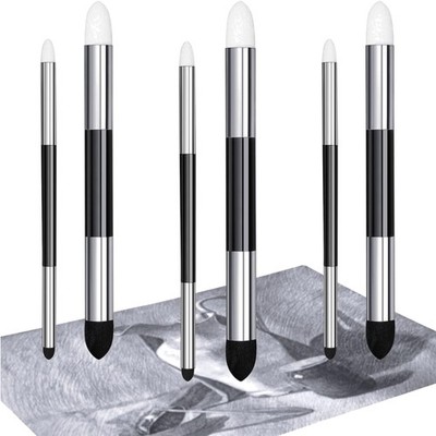 Blending Sponge Pens 6 Pack Double Headed Rubber Art Blenders for Artists