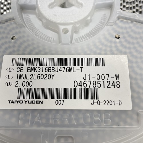 (2000) Taiyo Yuden EMK316BBJ476ML-T Capacitor 47 µF ±20% 16V X5R Ceramic S40 - Picture 2 of 4