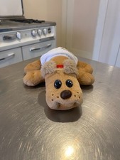 Hasbro Pound Puppies Plush Dog 8 Tan Brown Stuffed Animal Gift