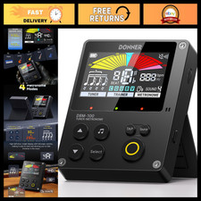 3-in-1 Rechargeable Digital Metronome Tuner with Rhythm Trainer for Guitar, Viol