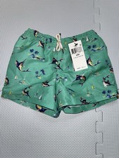 Polo Ralph Lauren Boy s Marlin Fish Swim Trunks Green Size 3T NWT Free Ship