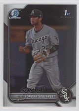 2022 Bowman Draft Chrome Jordan Sprinkle #BDC-183 6u5