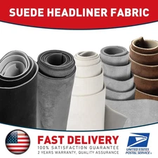 Suede Headliner Fabric Foam Back Roof Liner Upholstery Repair Replace Renovate