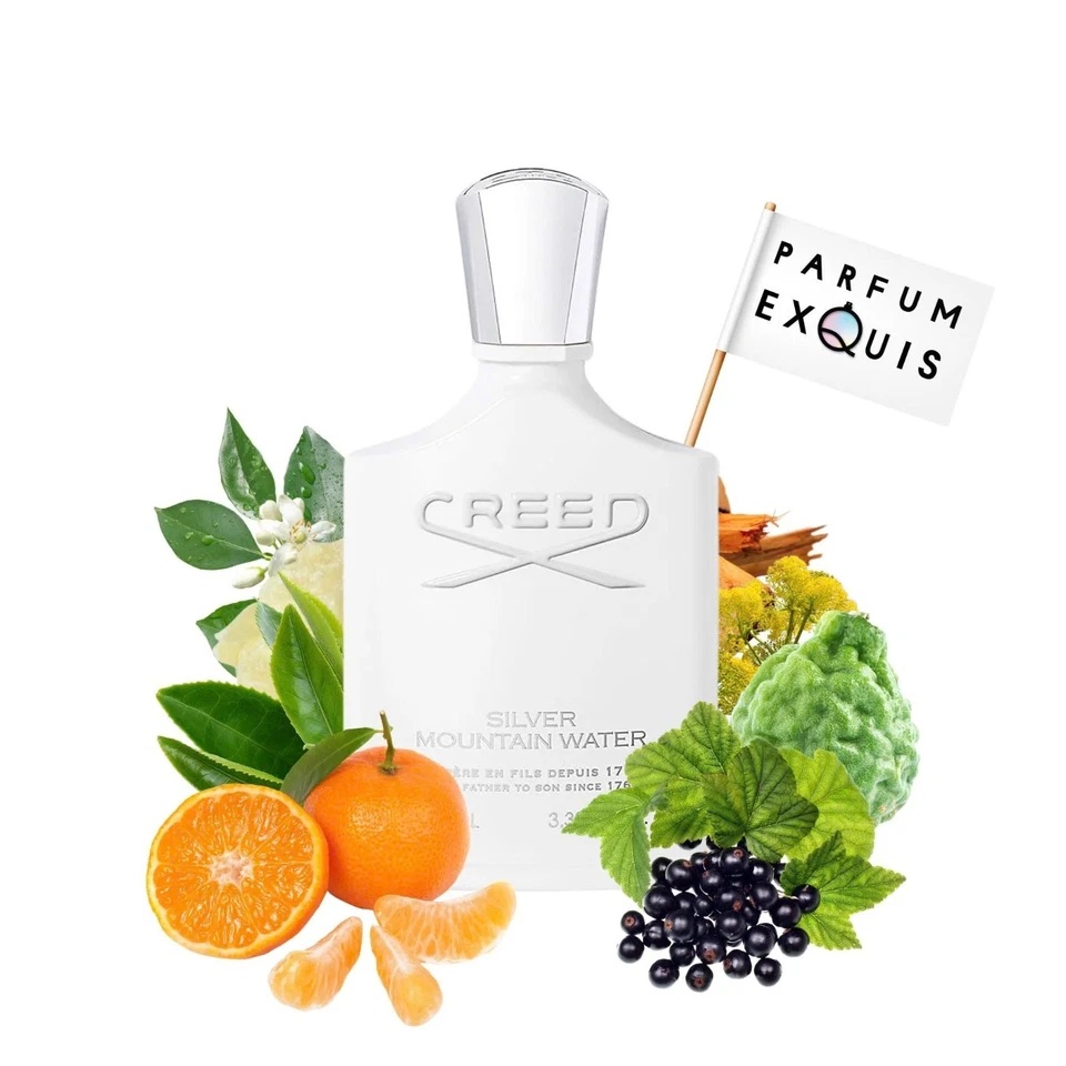 Creed Silver Mountain Agua EDP Tamaño de Viaje Spray 10ml/0.34oz ✦ 100% Auténtico Foto 2 de 4