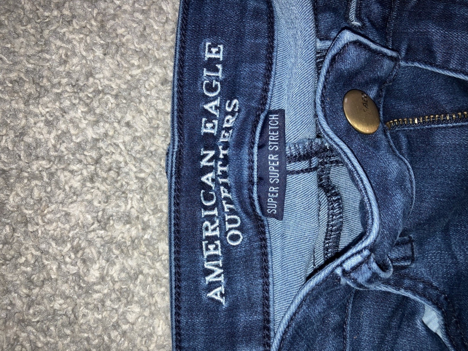 American Eagle Outfitters Y2K Women’s Jegging Dark Wash - AEO X Café Size 8