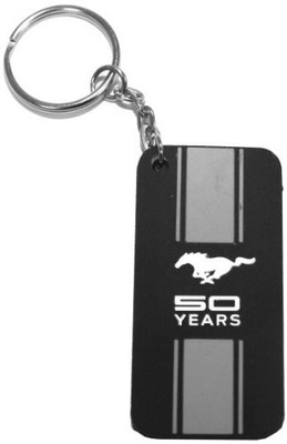 Mustang 50 Year Aniversary Key Chain Fob Ring 1971 1972 1973 1983 1984 1985 1986