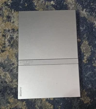 Silver Sony PlayStation 2 Slim Model SCPH-79001 Console Bundle And MYSTERY Gift