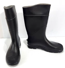 Men's Servus Black Rubber Muck Boots Farm Work Safety Toe 15” Sz 12