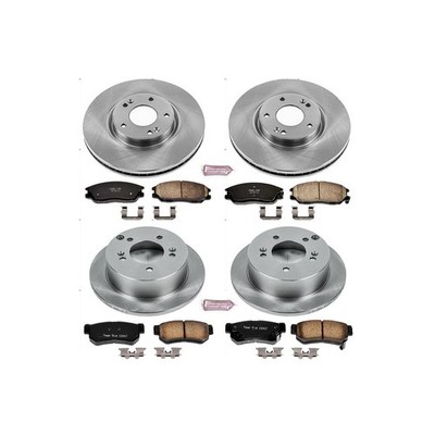 PowerStop Disc Brake Kit - Front and Rear - Fits Hyundai XG350 2003-2005 OE Stoc