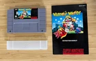 Warior's Woods Super Nintendo SNES Game Cartridge Manual & Dust Cover *CLEAN!*