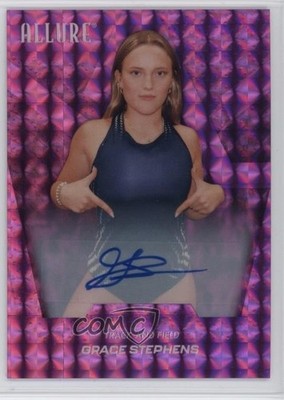 2025 Upper Deck Allure SE Purple Diamond Auto 5/10 Grace Stephens #61 Auto 6kv