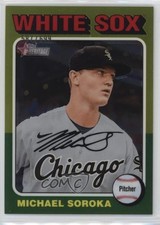2024 Topps Heritage High Number Chrome 587/699 Mike Soroka Michael #69 1i3j