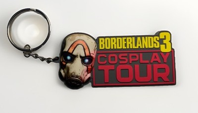 E3 2019 Convention Exclusive Borderlands 3 Cosplay Tour Keychain Key Chain NEW!