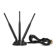 WiFi Antenna Dual Band 2.4GHz - 5.8GHz with RP-SMA Connector Magnetic Base fo...