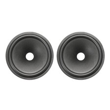 6.5" Paper Speaker Cone Drum Paper 1" ID Foam Surround Dark Grey 2 Pcs