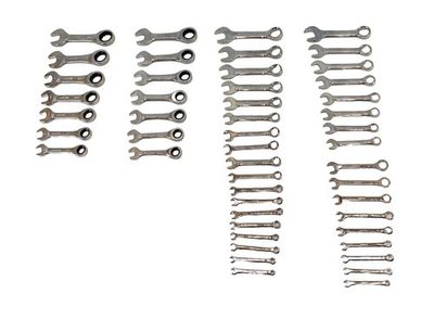 #ad Husky 49 Piece Stubby SAE amp; MM Combination amp; Ratcheting Wrench Set $189.99