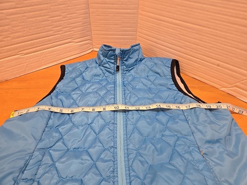 Marker Quilted Vest Womens XL Powder-Royal Blue Full Zip Outdoors Ski Winter - Picture 7 of 16