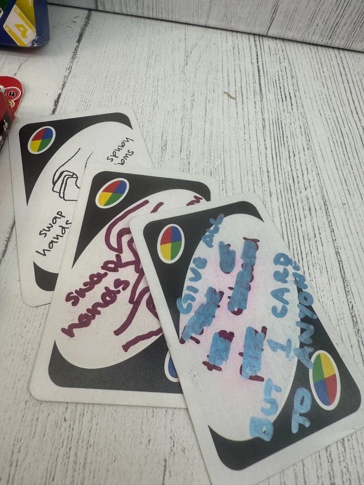 Family Game Night Card Set Uno SkipBo Phase 10 Rook Uno Some New - Image 2 of 4