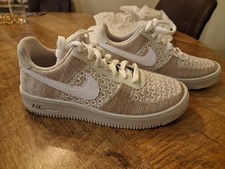 Nike Air Force 1 Flyknit 2.0 Bone Beige Creme Gr Eu  39. Neu.  