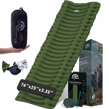 GearDoctors Ether Ultralight Sleeping Pad – Compact Camping Air Mattress for ...