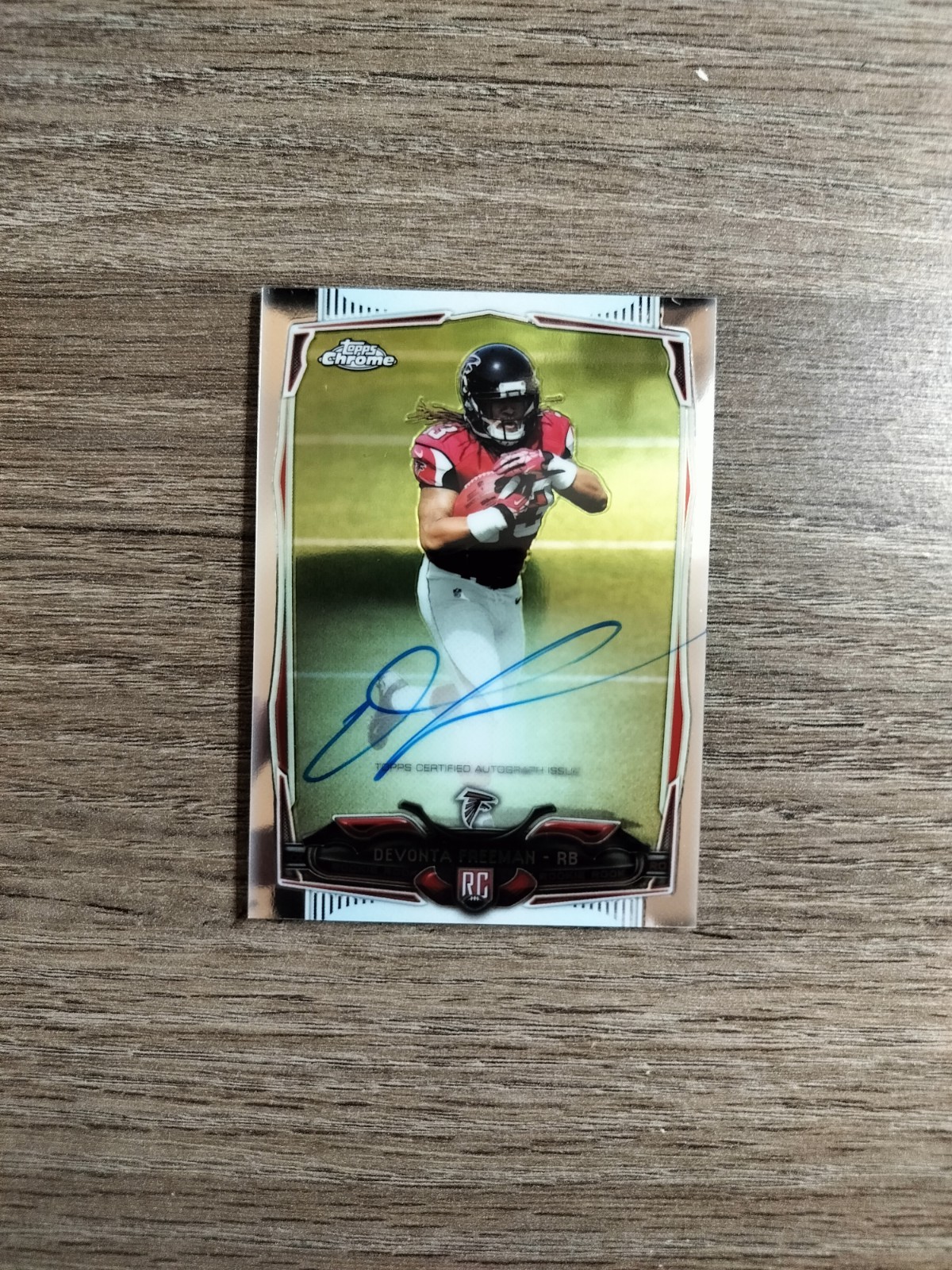 2014 Topps Chrome - Devonta Freeman #216 Rookie Autographs (AU, RC)