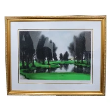 Painting "Italy Comb Golf Krabby" Jacques Deperthes Lithograph Print Limited to