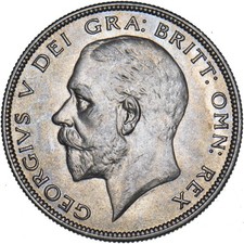 1928 Halfcrown - George V British Silver Coin - Superb