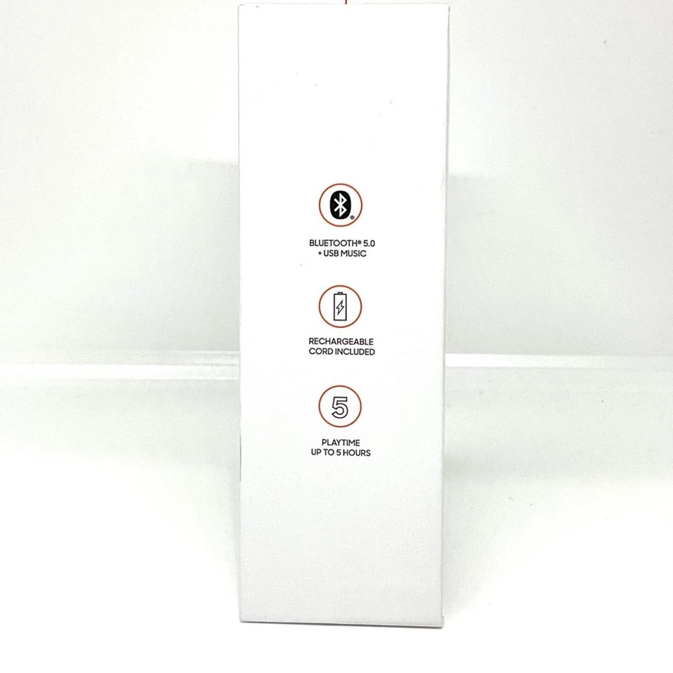 Altavoz Bluetooth Cuadrado Sharper Image 3 Pulgadas “Blanco” Foto 3 de 3