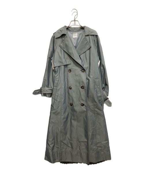 Ameri                    Back pleated trench coat… - image 1