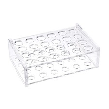 Test Tube Rack Holder Lab Stand Acrylic 24-Well Clear for 1.5ml and 2ml
