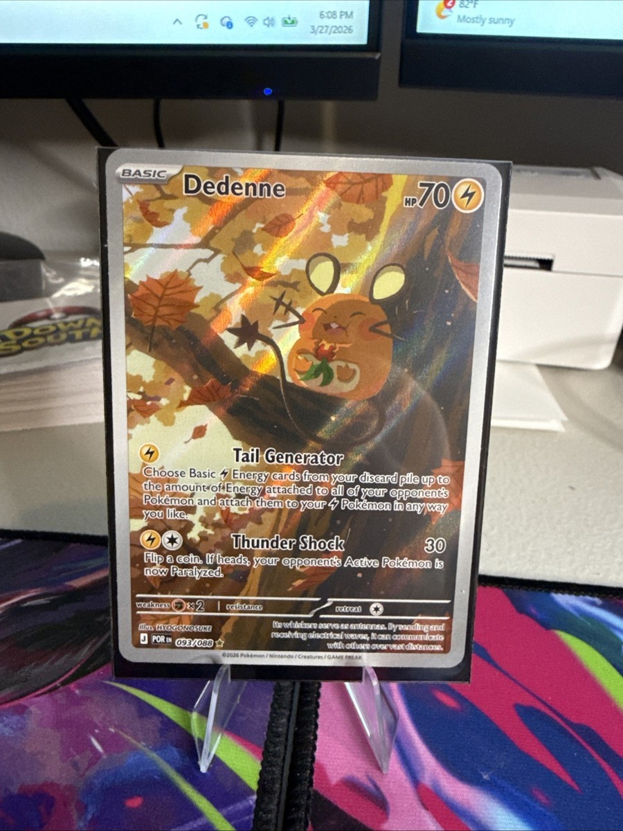 2026 Pokemon TCG Perfect Order Dedenne 093/088 Illustration Rare