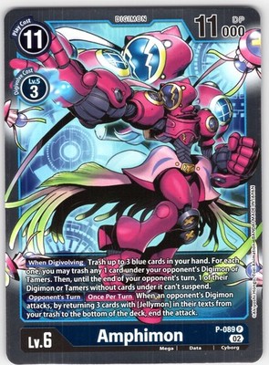 Amphimon - P-089 Promo Digimon Promotion Cards Foil P-089 P NM