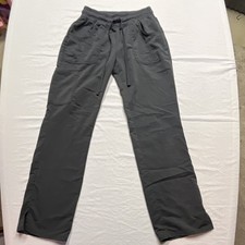 Scrubstar Women s Gray Solid Drawstring Scrub Pants XS Polyester/Rayon/Spandex