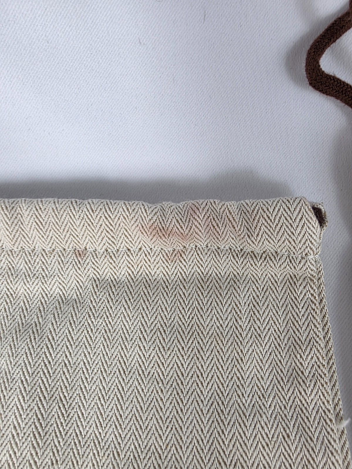 HERMES Herringbone Drawstring Storage Dust Shoe 2… - image 7