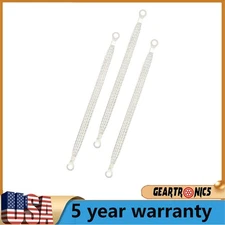 3x10"+2x13" Braided Tinned Copper Cable 5Pc Universal Automotive Ground Strap