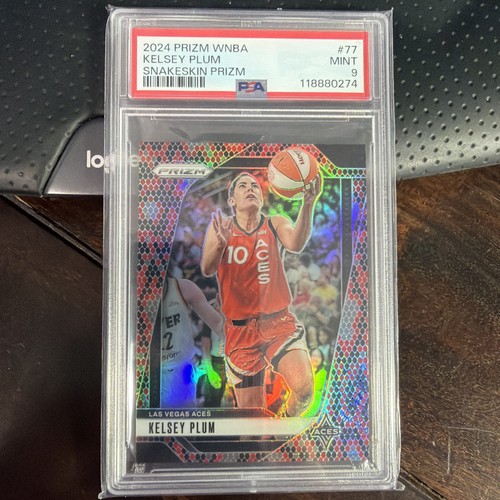 2024 Panini Prizm WNBA Kelsey Plum #77 WNBA Snakeskin PSA 9 ACES STAR Future HOF