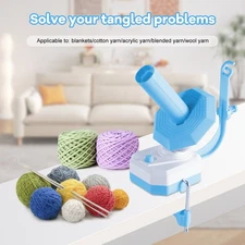 Electric YarnBall Winder USB Automatic Thread Bobbin Winder for Knitting Crochet