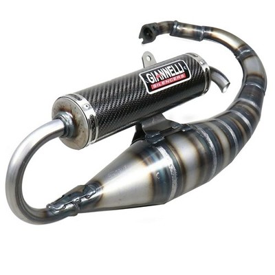 Giannelli SHOT V4 Expansion Exhaust Muffler Carbon 2T Vertical Minarelli