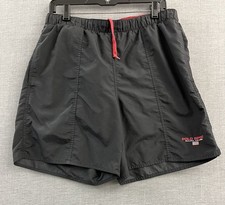 VTG Polo Sport Ralph Lauren Shorts Mens Medium Black Swim Trunks Board Beach