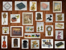 assorted dollhouse/miniature toys, decor & accessories